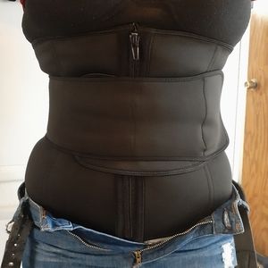 Velcro corset waist trainer